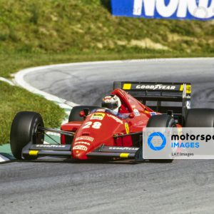 RED BULL RING, AUSTRIA - AUGUST 17: Stefan Johansson, Ferrari F1/86 during the Austrian GP at Red Bull Ring on August 17, 1986 in Red Bull Ring, Austria. (Photo by LAT Images)
