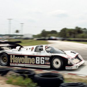 1988 Porsche Factory 12 hrs Sebring celebration poster