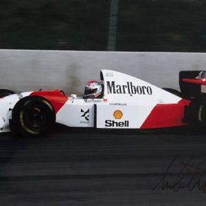 1993 Michael Andretti signed photo