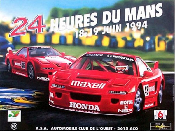 1994 Le Mans 24 hours event poster