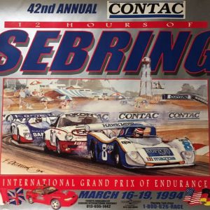 1994 Sebring 12 hr event poster