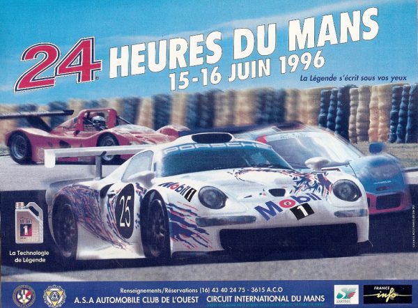 1996 Le Mans 24 hours poster, Style 'A'