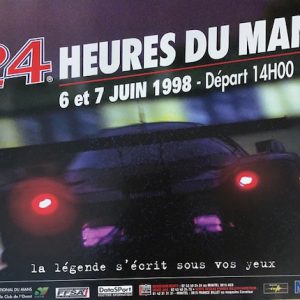 1998 Le Mans 24 hours poster