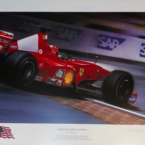 2000 - Ferrari RED, White & Blue