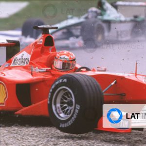 2000 German GP at Hockenheim program signed by Michael Schumacher