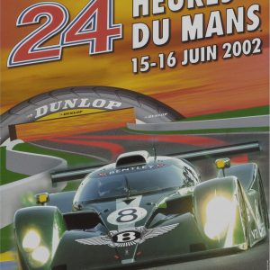 2002 Le Mans official event poster - large format