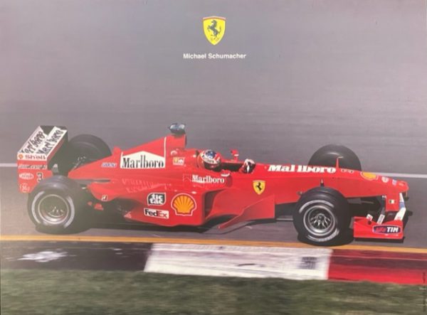 2002 Ferrari F2002 official factory mini-poster