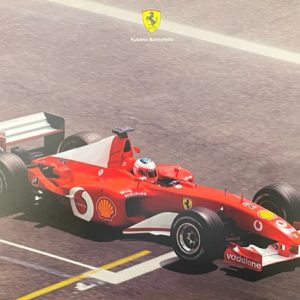 2002 Ferrari F2002 official factory mini-poster