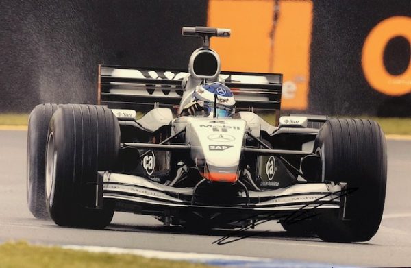 2002 Kimi Raikkonen signed McLaren photo