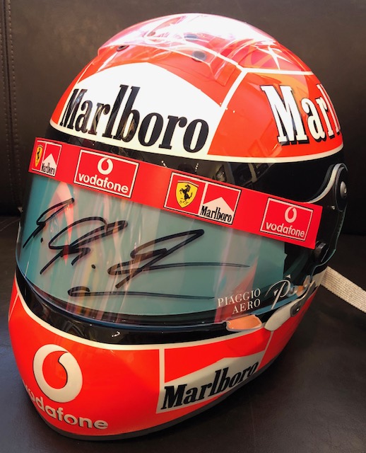 2004 Michael Schumacher Official signed Schuberth replica helmet