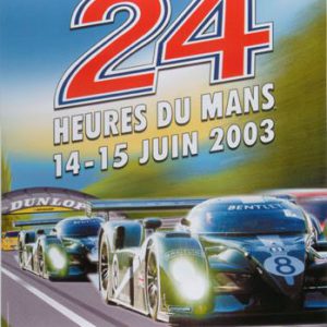 2003 Le Mans official event poster - large format