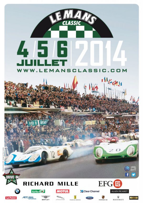 2014 Le Mans Classic event poster