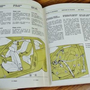 1976 Ferrari Dino 308 GT4 owner's manual