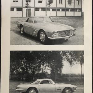 1962 Maserati 5000 GT brochure