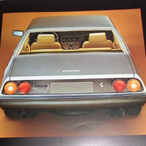 1981 Ferrari 400i Automatic sales brochure