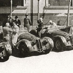 1938 - 1938 Mille Miglia original painting