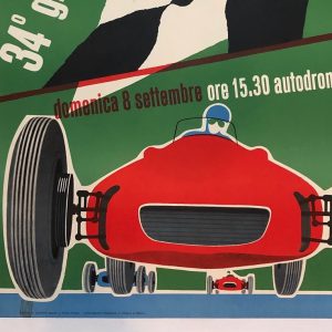 1963 Italian GP at Monza event poster