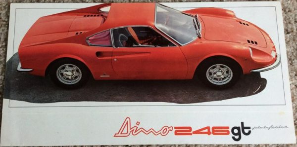 1969 Ferrari Dino 246 GT brochure