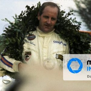 Denny Hulme (NZL) McLaren celebrates his victory on the podium.
Mexican Grand Prix, Mexico City, 19 October 1969.
BEST IMAGE