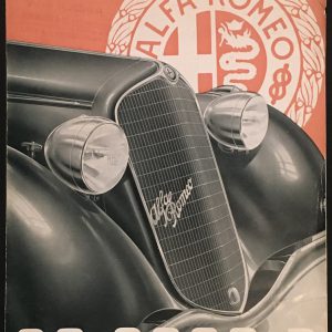 1936-7 Alfa Romeo 6C 2300B brochure