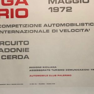 1972 Targa Florio poster