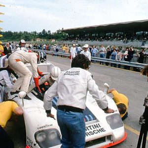 1976 Porsche Factory Monza victory poster