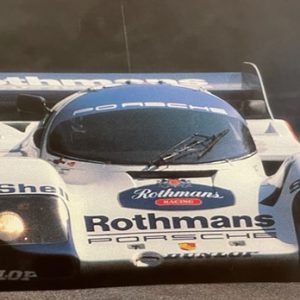 1986 Porsche Monza Sprint Factory poster