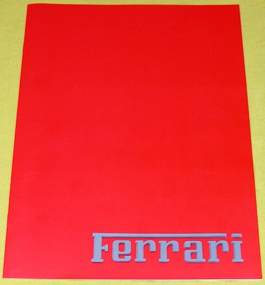 1988 Ferrari full range factory brochure
