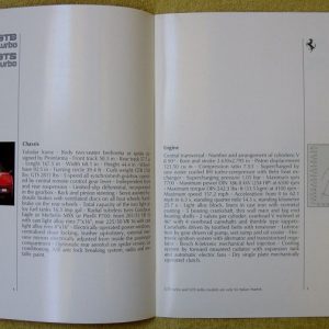 1988 Ferrari full range factory brochure