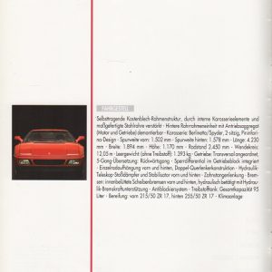 1990 Ferrari 'La Produzione' (The Production) brochure in German