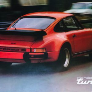 1976 Porsche 930 Turbo Carrera Factory dealer poster
