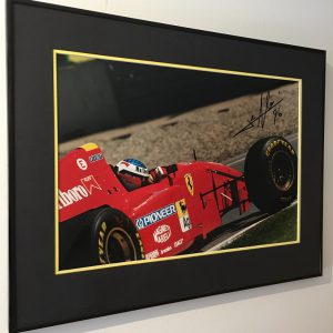 1995 Jean Alesi signed photo
