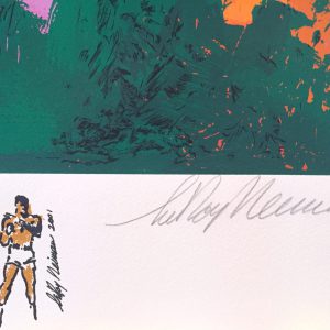 2001 Muhammad Ali 'Athlete of the Century' lithograph by Leroy Neiman