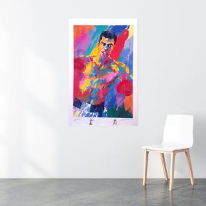 2001 Muhammad Ali 'Athlete of the Century' lithograph by Leroy Neiman