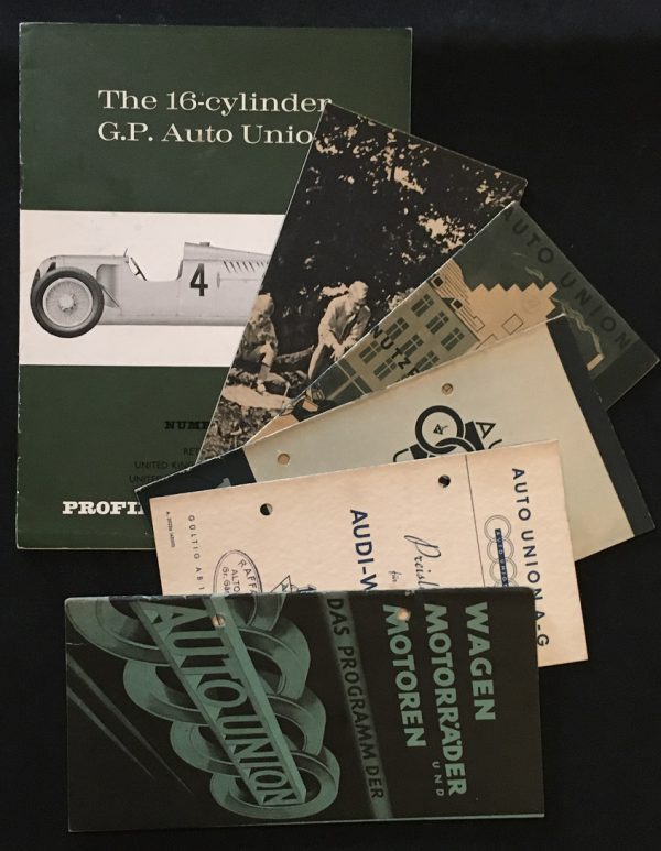 1930s Auto Union / Horch / DKW sales literature assortment