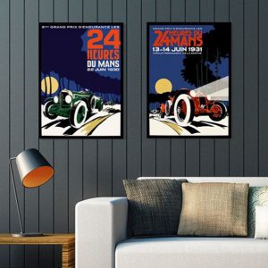 1930 Le Mans commemorative poster