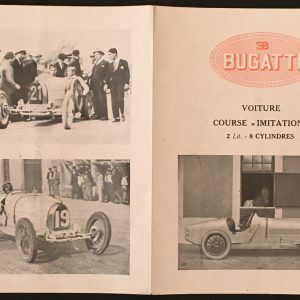 1925-7 Bugatti Type 35A brochure