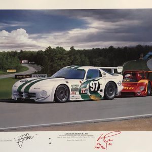 1996 - Chrysler Mosport 500 - Original Painting & Signed Print