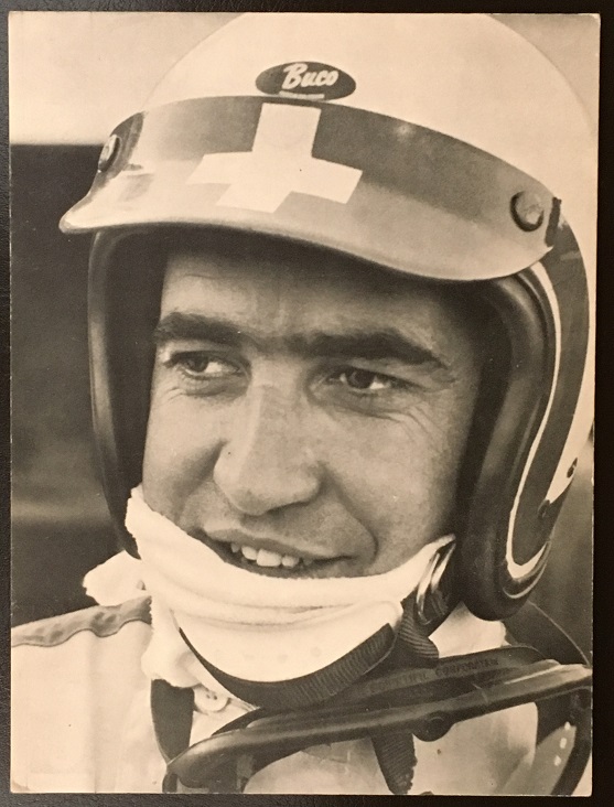 1970 Enzo Ferrari signed Factory Clay Regazzoni postcard