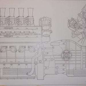 1967 - 412P engine