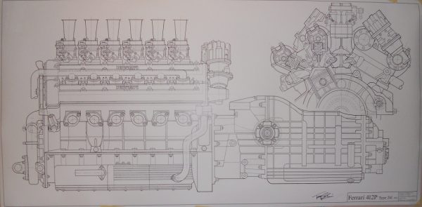 1967 - 412P engine