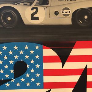1970 Daytona 24 hrs Porsche Factory poster