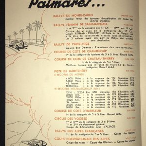 1934 Delahaye Victories brochure
