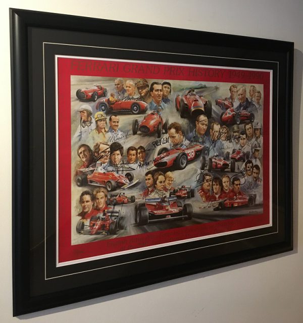 FerrariAnniversaryFramed FerrariAnniversaryFramed
