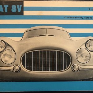 1952-4 Fiat 8V brochure