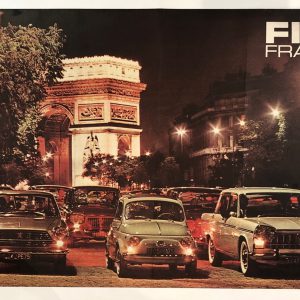1960s Fiat France dealer poster