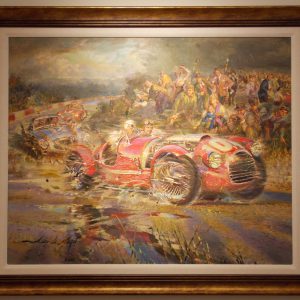 1948 - The First Ferrari - original painting