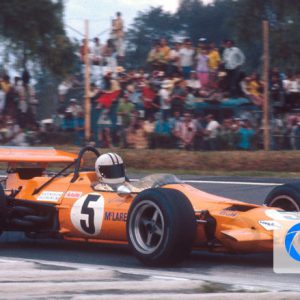 1969 Mexican Grand Prix.
Mexico City, Mexico.
17-19 October 1969.
Denny Hulme (McLaren M7A Ford) 1st position.
Ref-69 MEX 78.
World Copyright - LAT Photographic