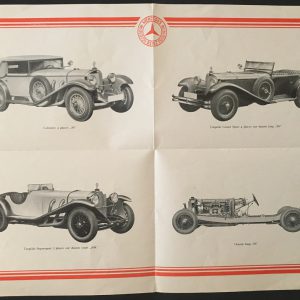 1929 Mercedes SS brochure