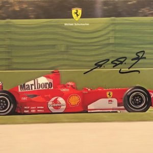 2005 Ferrari F2005 signed Factory photo / mini-poster